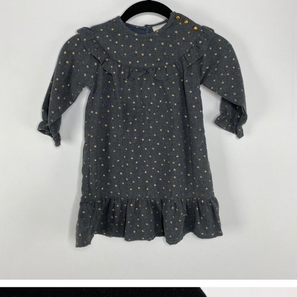 Louis Louise Girls Polka Dotted Ruffle Dress - Picture 5 of 5